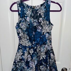 Blue Floral Dress